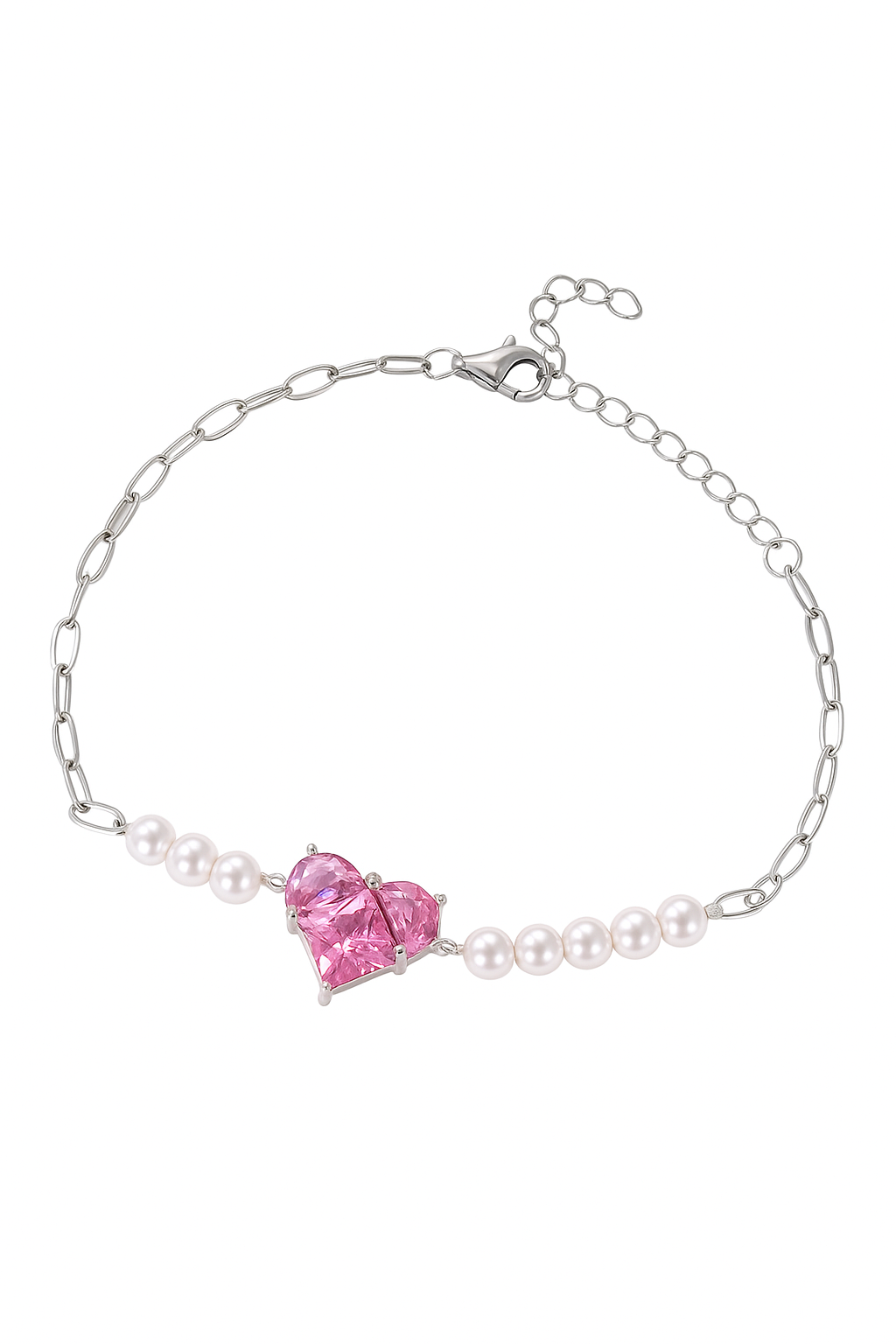 Pink Heart Bracelet